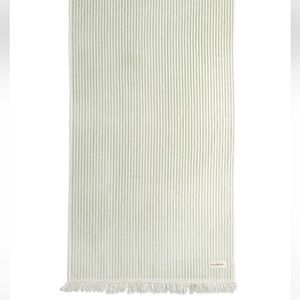 Business & Pleasure THE BEACH TOWEL - LAUREN'S SAGE STRIPE